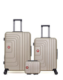 SWISS KOPPER - LOT DE 3 - Valises grand format, weekend et vanity RUTI