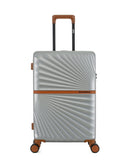 OAKLAND - 2-piece hard-shell suitcase set - Medium suitcase and Cabin XS - AMERICAN TRAVEL