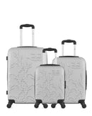 3 Luggage Bundle Medium 65cm Cabin 55cm Underseat 46 cm Nais - LPB