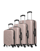 ELEONOR-M - 4-piece hard-shell suitcase set - Large suitcase, Medium suitcase, Cabin S and Cabin XXS - LPB LUGGAGE