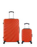 2 Luggage Bundle Large 75cm and Underseat 46cm DANUBE