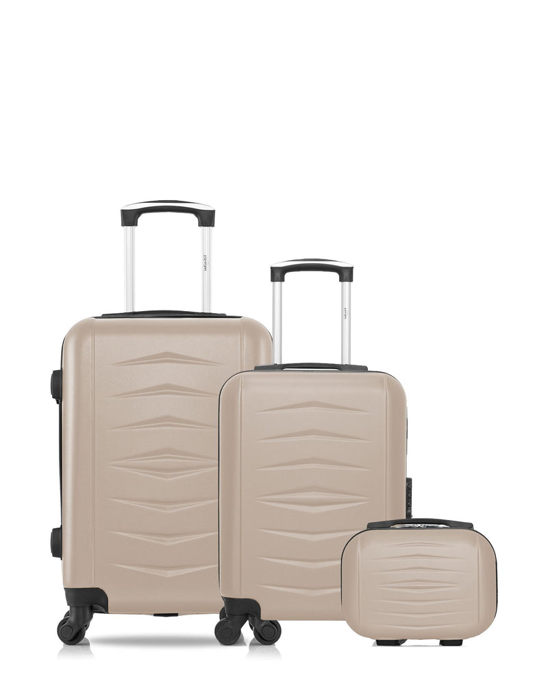 3 Luggages Bundle Cabin 55cm, Underseat 46cm and Vanity Case OVIEDO