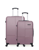 Set of 2 large suitcases and MIAMI weekend suitcase