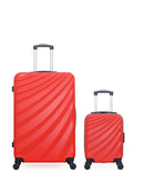 2 Luggage Bundle Large 75cm and Underseat 46cm DANUBE