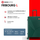 FRIBOURG - 2-piece hard-shell suitcase set - Large suitcase and Cabin S - SWISS KOPPER