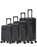 WOHLEN-O - 4-piece hard-shell suitcase set - Large suitcase, Medium suitcase, Cabin S and Cabin XS - SWISS KOPPER