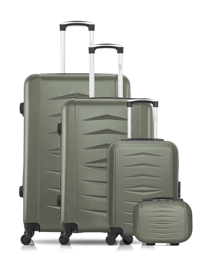 4 Luggages Bundle Large 75cm, Medium 65cm, Underseat 46cm and Vanity Case OVIEDO