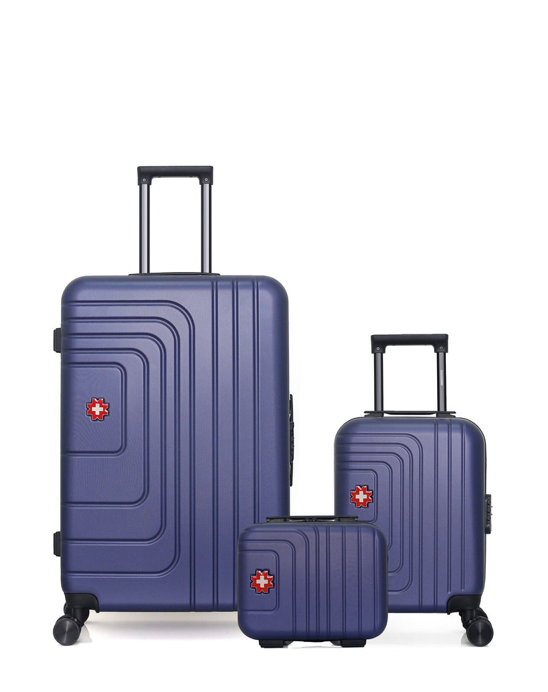 SWISS KOPPER - LOT DE 3 - Valises grand format, cabine XXS et vanity RUTI