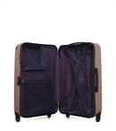 LPB LUGGAGE HAMBOURG - 4-piece luggage set in ABS (large suitcase, medium suitcase, cabin S and vanity case)
