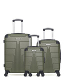 BLUESTAR - 3-Piece Suitcase Set - Medium Suitcase, Cabin S and Cabin XXS OTTAWA