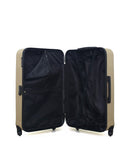 WAVE PARIS - 2-Piece Luggage Set - Large Suitcase and Vanity Case SELENGA