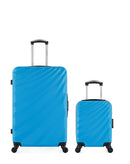 2 Luggage Bundle Large 75cm and Underseat 46cm DANUBE