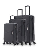 WAGRAM - 3-piece hard-shell suitcase set - Large suitcase, Medium suitcase and Cabin S - BLUESTAR
