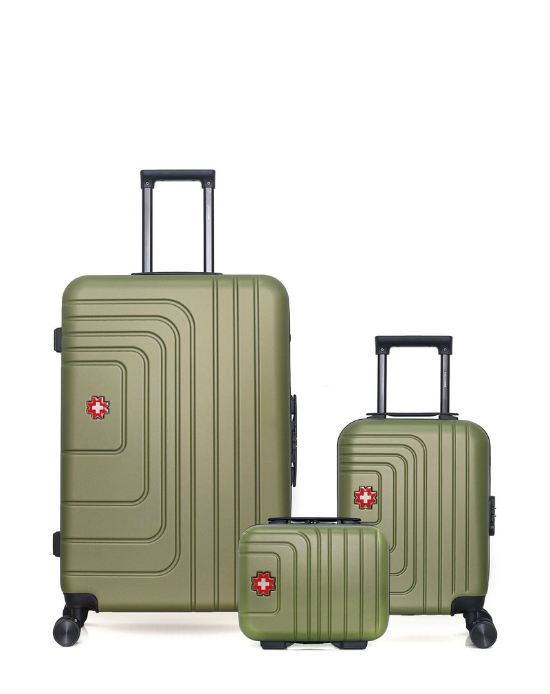 SWISS KOPPER - LOT DE 3 - Valises grand format, cabine XXS et vanity RUTI