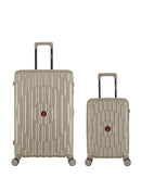 2-Piece Hard-Shell Suitcase Set ODEON - Large and XS Cabin