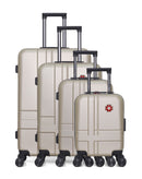 4 Luggage Bundle Large 75cm, Medium 65cm, Cabin 55cm and Vanity USTER-M