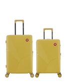 FRIBOURG - 2-piece hard-shell suitcase set - Medium suitcase and Cabin S - SWISS KOPPER