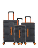 3-Piece Hard-Shell Suitcase Set EVERGLADES - Medium, Cabin and XS Cabin