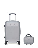 WAVE PARIS - 2-Piece Luggage Set - Cabin S Suitcase and Vanity Case SELENGA
