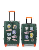 LUGERS - 2-piece hard-shell suitcase set - Medium suitcase and Cabin S - ELEVENPARIS