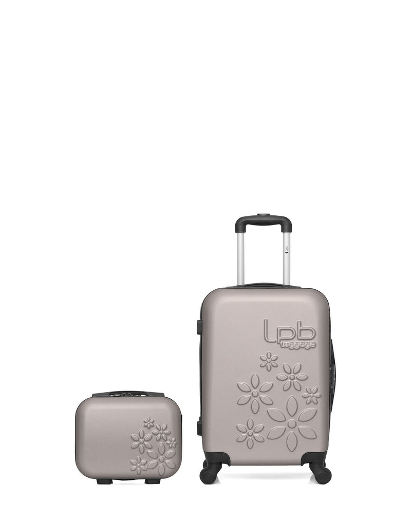 2 Luggages Bundle Cabin 55cm and Vanity Case ELEONOR