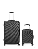 2 Luggage Bundle Large 75cm and Underseat 46cm DANUBE