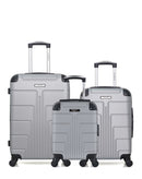 BLUESTAR - 3-Piece Suitcase Set - Medium Suitcase, Cabin S and Cabin XXS OTTAWA