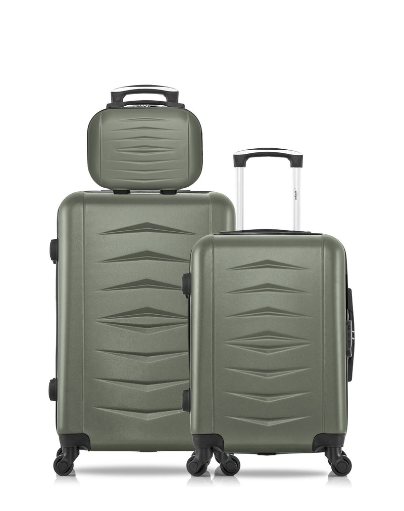 3 Luggages Bundle Medium 65cm, Cabin 55cm and Vanity Case OVIEDO