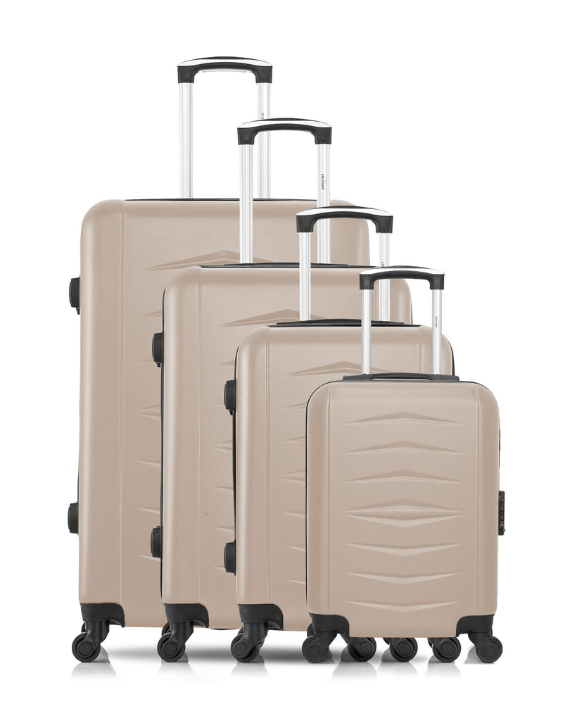 4 Luggages Bundle Large 75cm, Medium 65cm, Cabin 55cm and Underseat 46cm