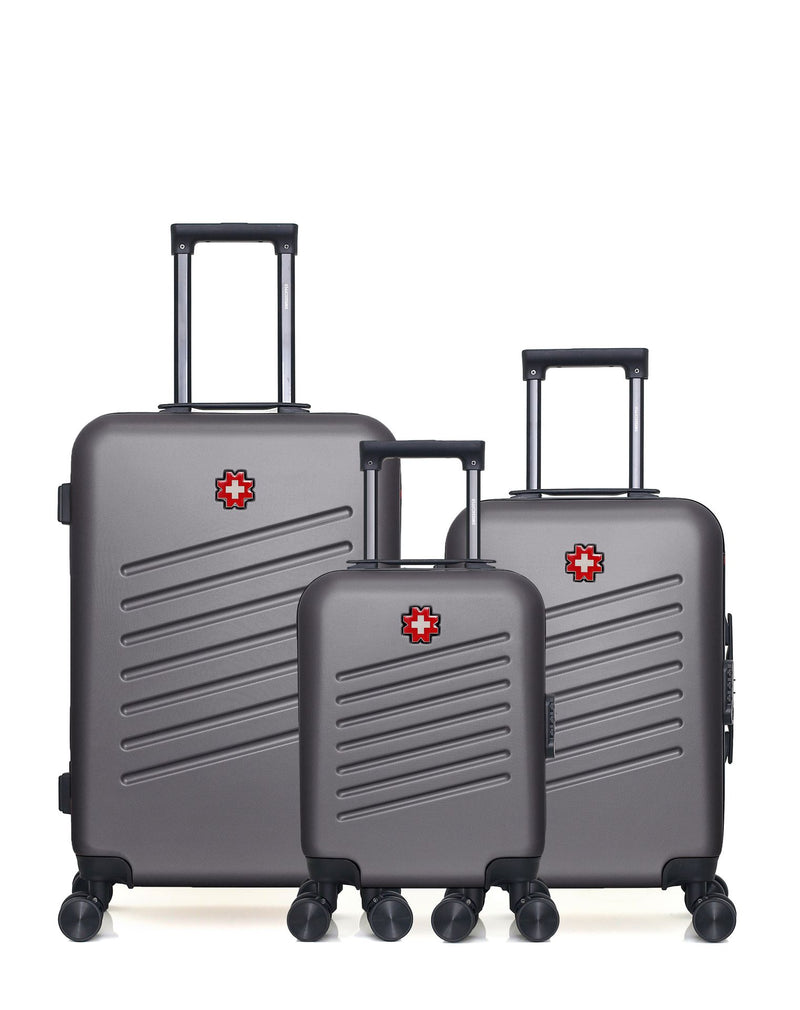 3 Luggage Bundle Medium, Cabin and Underseat ZURICH - SWISS KOPPER