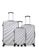 3 Luggage Set Large 75cm Medium 65cm Cabin 55cm Danube