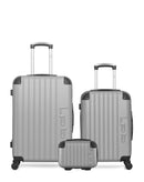 LPB LUGGAGE HAMBOURG - 3-piece luggage set in ABS (medium suitcase, cabin S and vanity case)