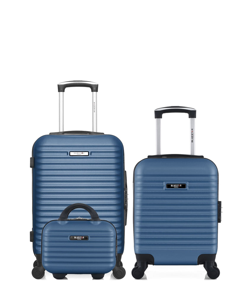 3 Luggages Bundle Cabin 55cm, Underseat 46cm and Vanity Case BRAZILIA