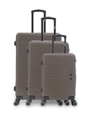 WAGRAM - 3-piece hard-shell suitcase set - Large suitcase, Medium suitcase and Cabin S - BLUESTAR