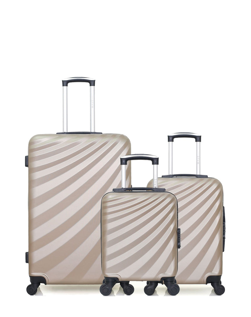 3 Luggage Bundle Large 75cm, Cabin 55cm and Underseat 46cm DANUBE