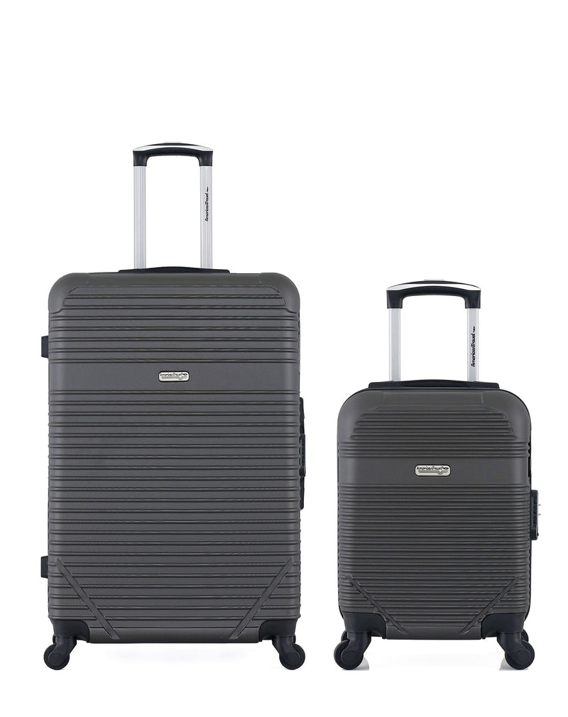 2 Luggages Bundle Large 75cm and Underseat 46cm MEMPHIS