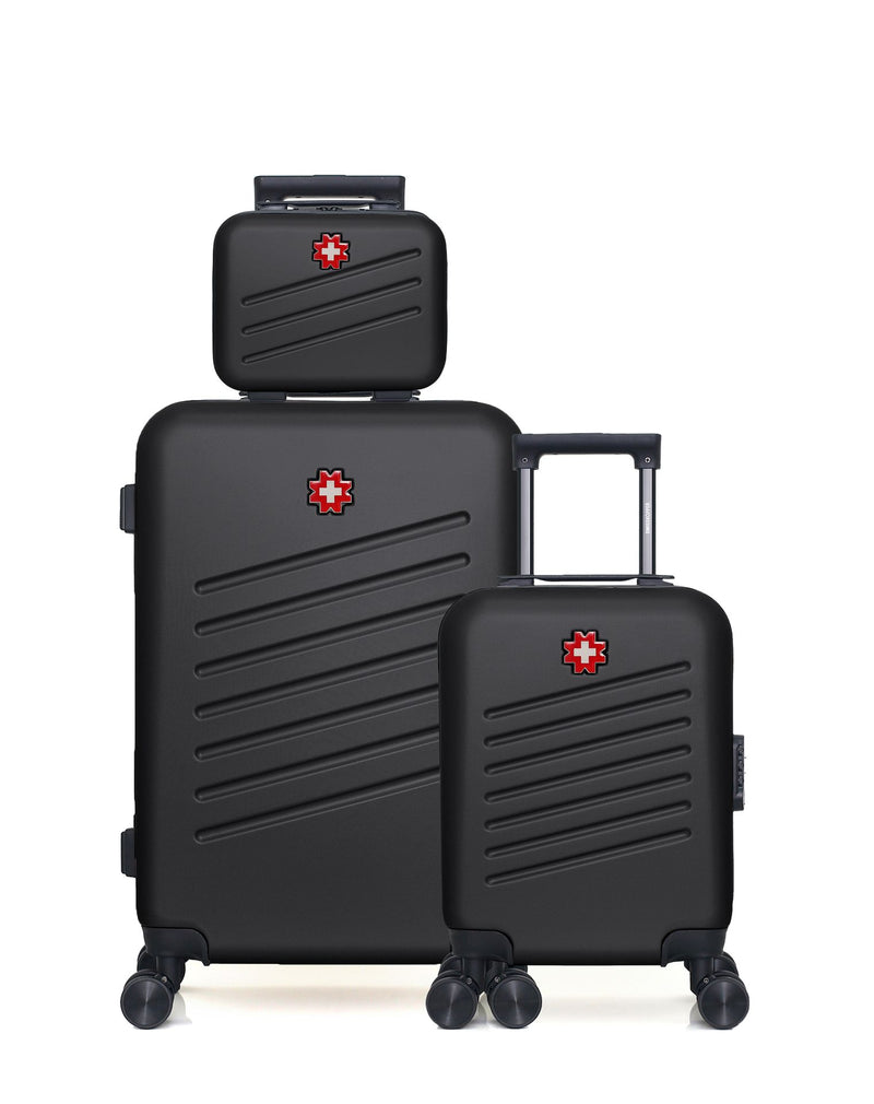 3 Luggage Bundle Medium 65cm, Underseat 46cm and Vanity ZURICH