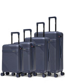WOHLEN-O - 4-piece hard-shell suitcase set - Large suitcase, Medium suitcase, Cabin S and Cabin XS - SWISS KOPPER