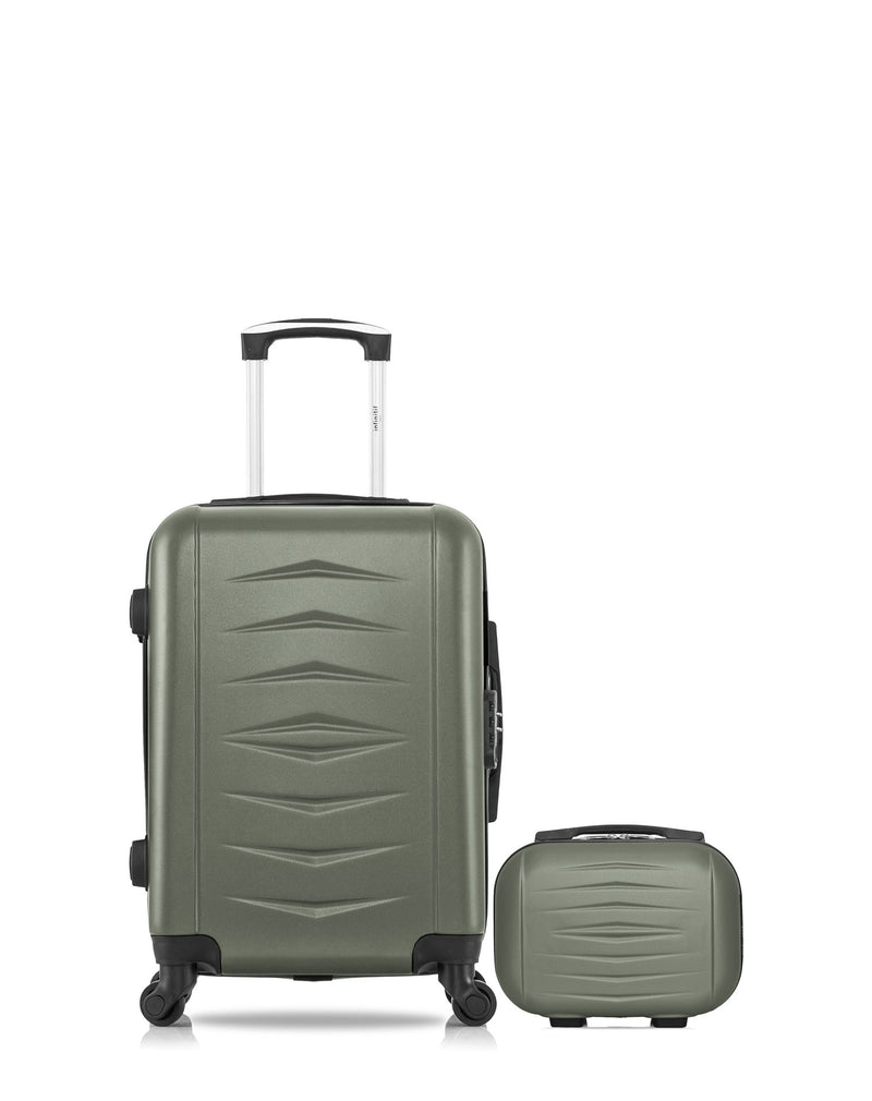 2 Luggages Bundle Cabin 55cm and Vanity Case OVIEDO