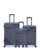 WOHLEN - 3-piece hard-shell suitcase set - Large suitcase, Medium suitcase and Cabin S - SWISS KOPPER