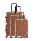 AQUILA - 3-piece hard-shell suitcase set - Large suitcase, Medium suitcase and Cabin S - OBAGO