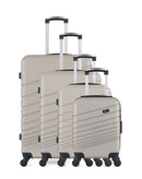 4 Luggage Bundle Large 75cm, Medium 65cm, Cabin 55cm and Underseat 46cm TIGRE-M