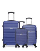 3 Luggage Set Medium 65cm, Cabin 55cm and Underseat 46cm MEMPHIS