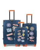 LUGERS - 3-piece hard-shell suitcase set - Large suitcase, Medium suitcase and Cabin XS - ELEVENPARIS