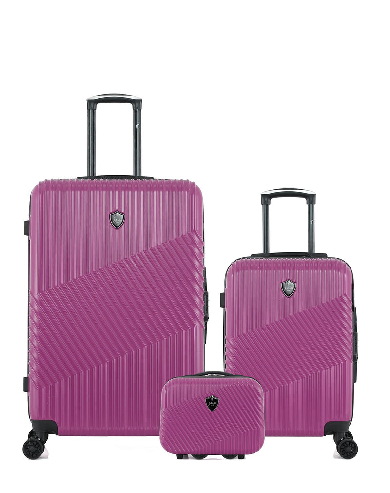 3 Luggages Bundle Large 75cm, Cabin 55cm and Vanity Case PETER