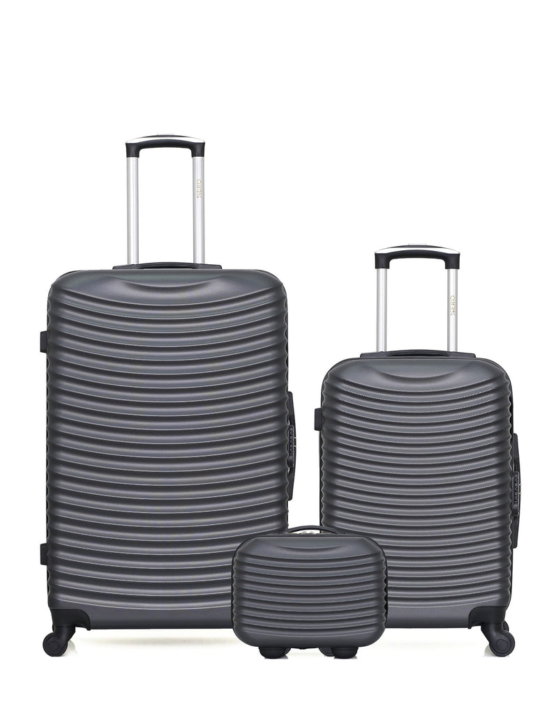 3 Luggages Bundle Large 75cm, Cabin 55cm and Vanity Case ETNA