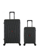 2-Piece Hard-Shell Suitcase Set ODEON - Large and XS Cabin