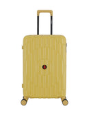 2-Piece Hard-Shell Suitcase Set ODEON - Medium and Cabin