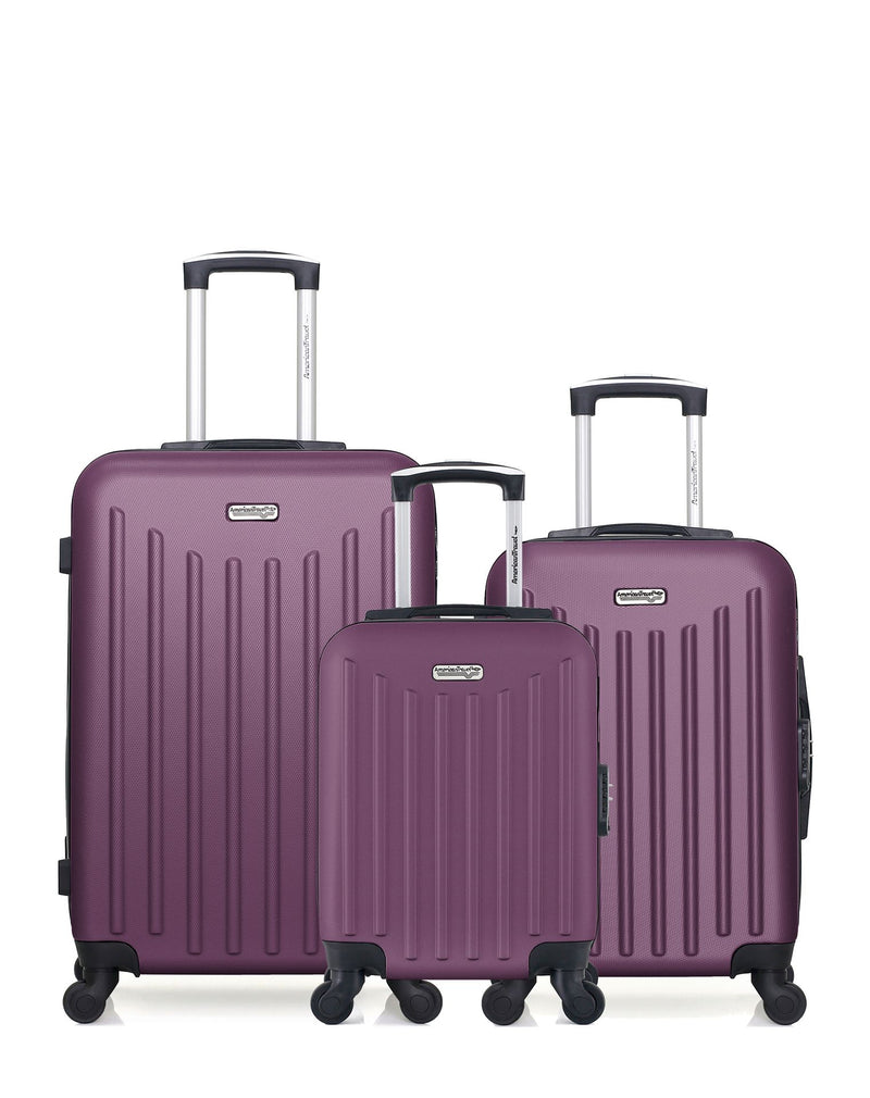 3 Luggage Bundle Medium 65cm, Cabin 55cm and Underseat 46cm BROOKLYN