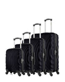 4 Luggage Bundle Large 75cm, Medium 65cm, Cabin 55cm and Underseat 46cm LAGOS-M